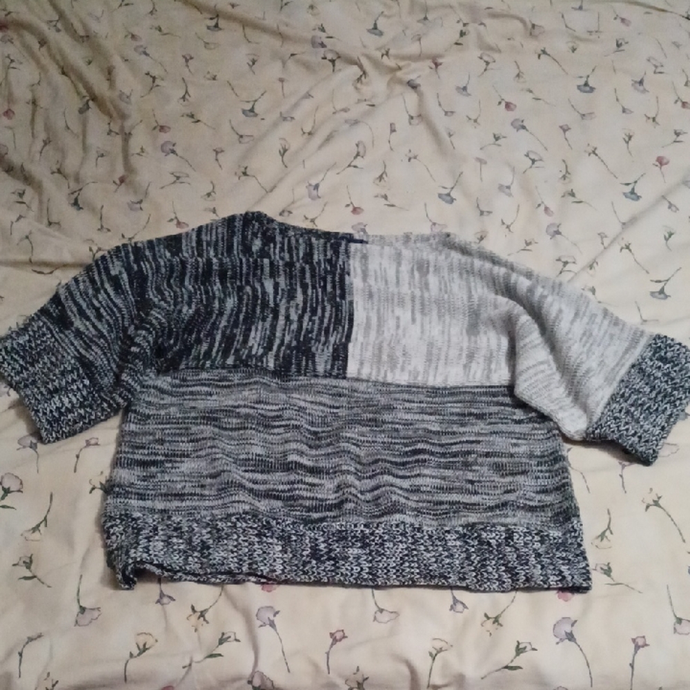 FREE Karen Scott Women's Marled Knit Colorblock Sweater - Size XL